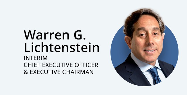 Warren Lichtenstein-Interim Chief Executive Officer & Executive Chairman